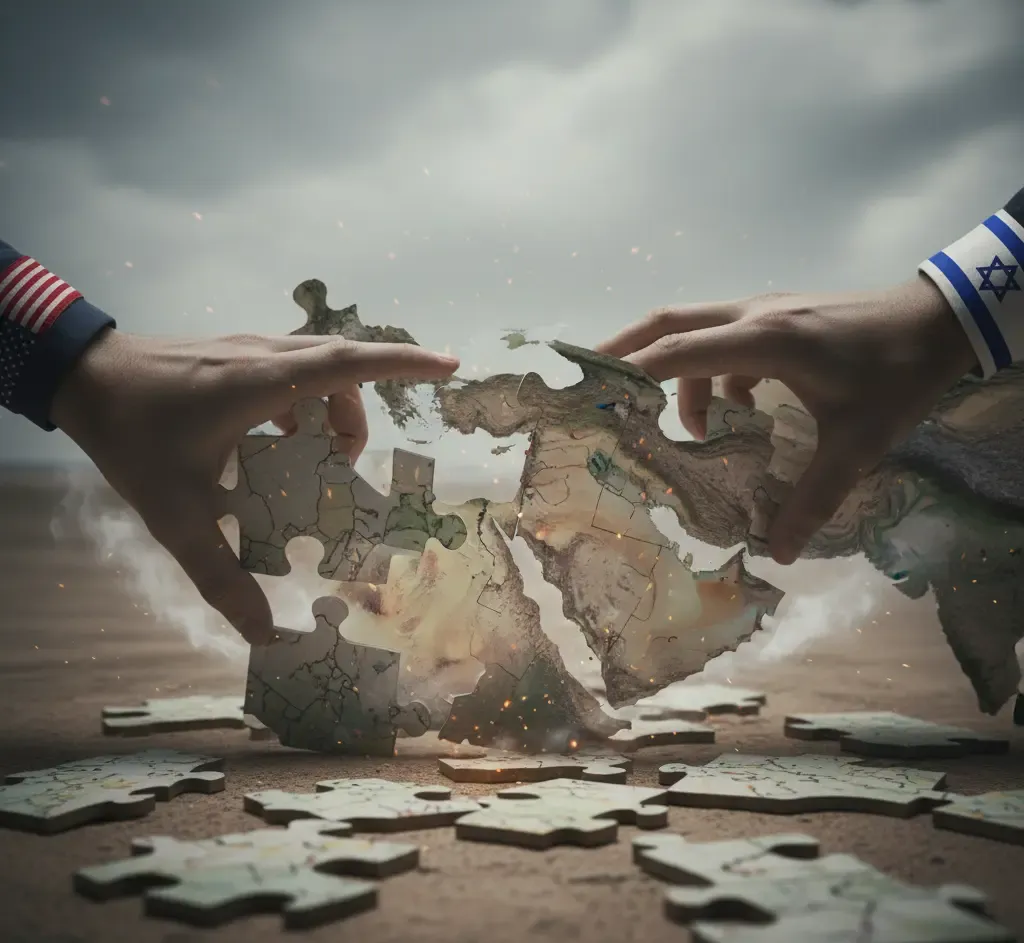 صورة الغلاف لـ أميركا وإسرائيل وفوضى الشرق الأوسط