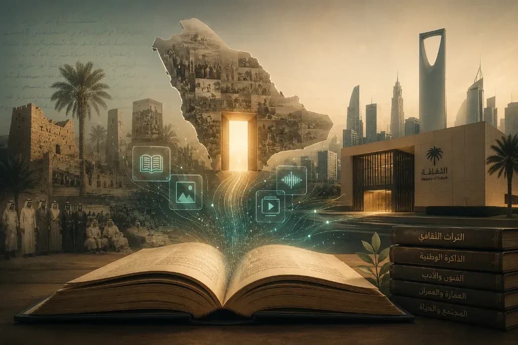 صورة الغلاف لـ أصبح للذاكرة الثقافية السعودية... بيتٌ
