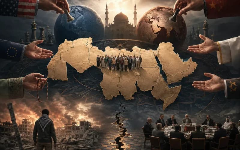 رؤية العالم وقضايا الساعة العربية